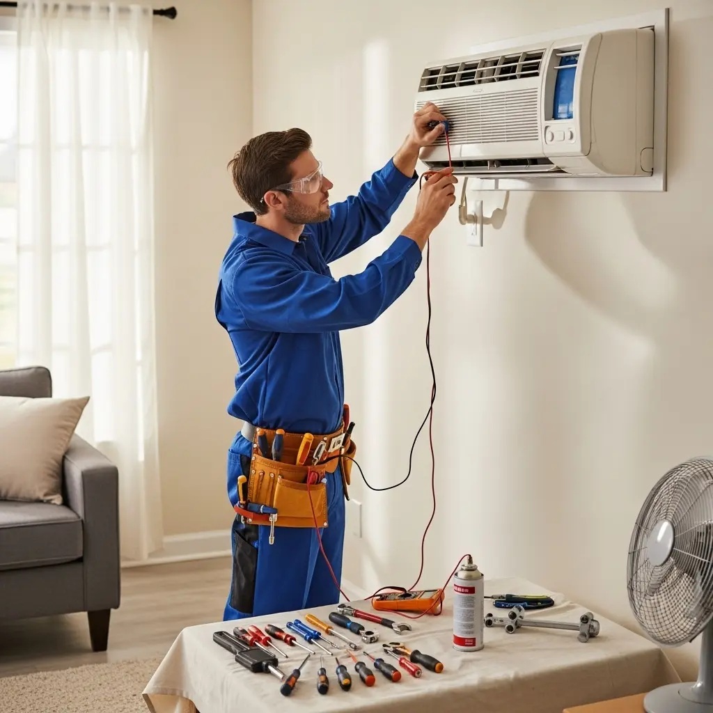 Alaşehir Smeg Smeg klima gaz dolumu ve bakım – Enerji verimliliği artırıldı. - Teknik servis örneği